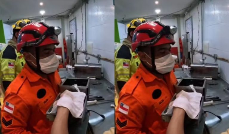 Bombeiros desmontam amaciador de carne para retirar dedo de trabalhador em Manaus