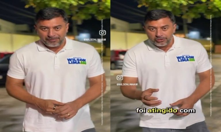 Wilson Lima escapa de atentado a tiros na zona norte de Manaus; PM fica ferido