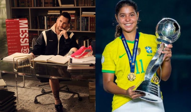 Jogadora brasileira é apontada por Messi como uma das principais promessas do futebol mundial
