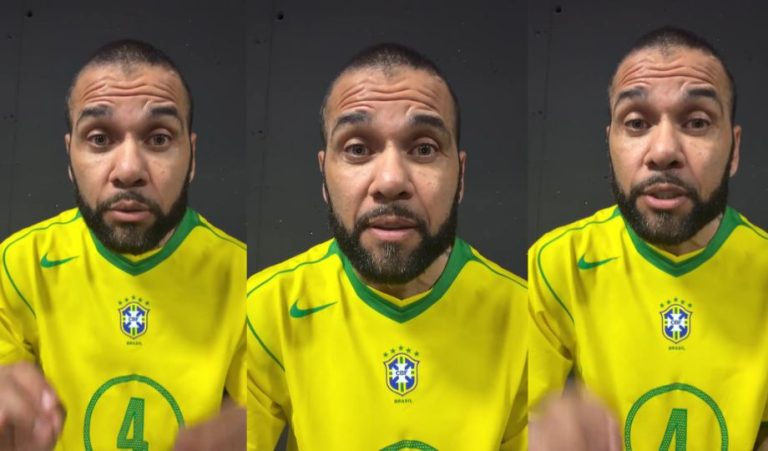 Daniel Alves declara apoio a Flávio Bolsonaro para o segundo turno da eleição
