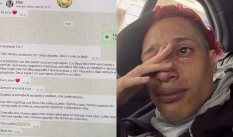 Oruam chora nas redes sociais após prisão da mãe e do irmão no Rio de Janeiro