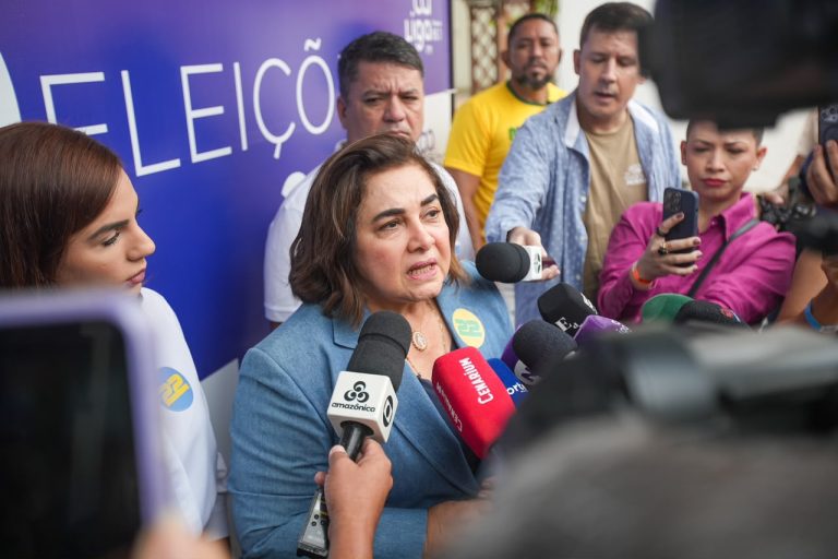 Professora Maria chega ao Debate da TV Norte e fala sobre 100 dias de governo: ‘choque de gestão’